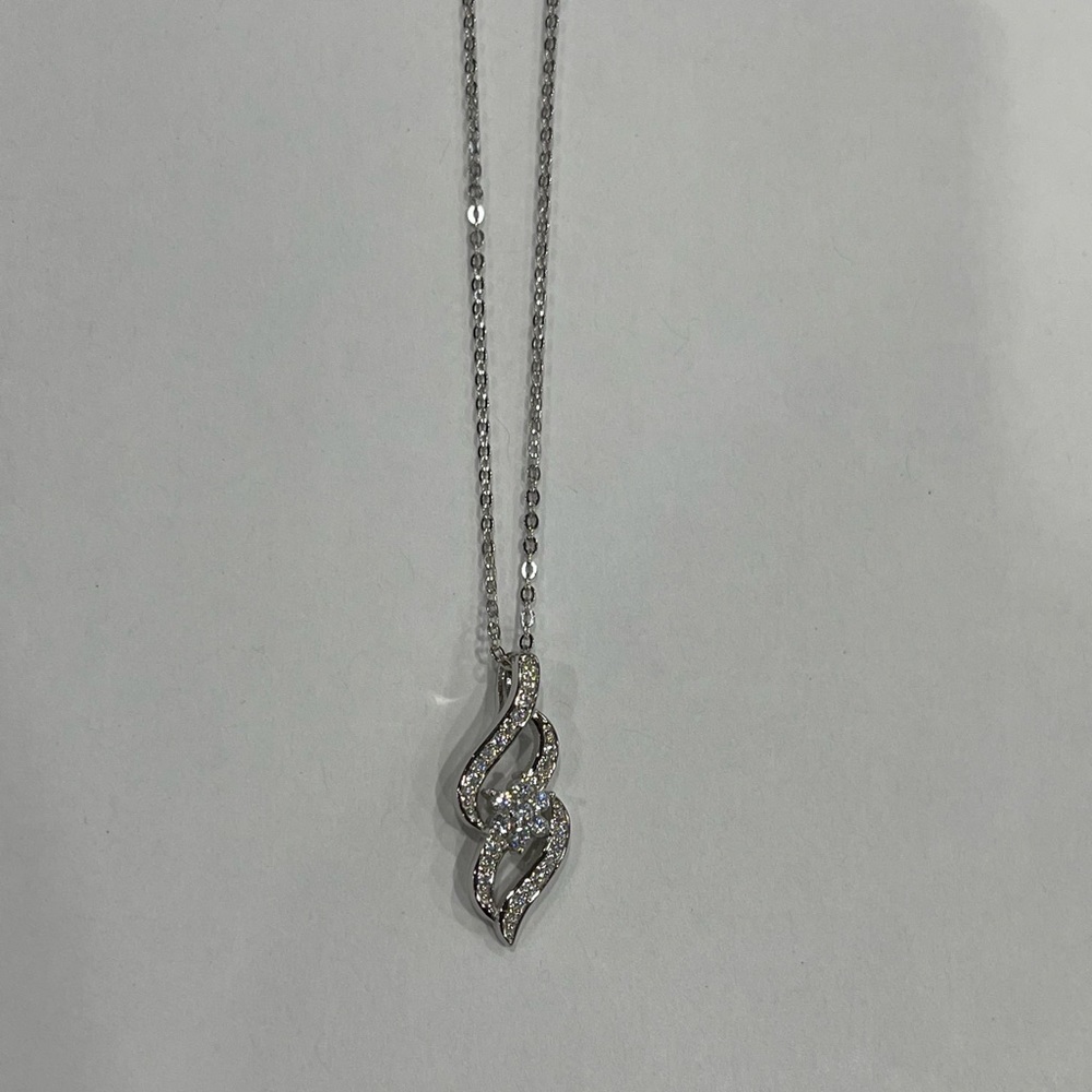 Sterling Silver Zircon Pendant